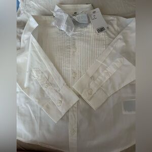 H&M button up with bow tie